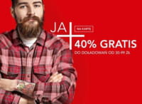 Plus – 40% gratis za doładowanie
